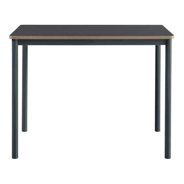 [en.casa] Eettafel Lindesberg grijs eikenkleurig en zwart - 4 varianten