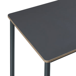 [en.casa] Eettafel Lindesberg grijs eikenkleurig en zwart - 4 varianten