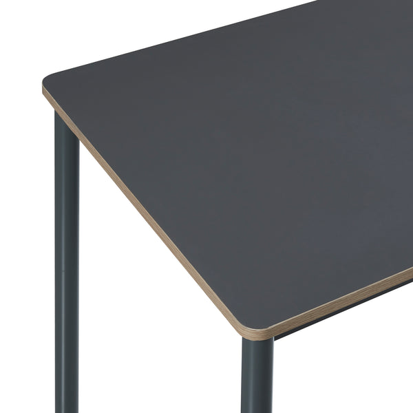 [en.casa] Eettafel Lindesberg grijs eikenkleurig en zwart - 4 varianten