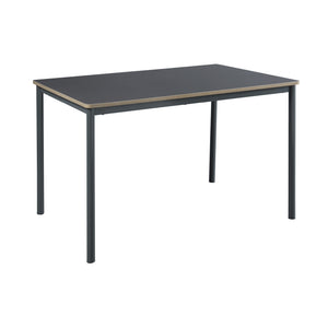 [en.casa] Eettafel Lindesberg grijs eikenkleurig en zwart - 4 varianten