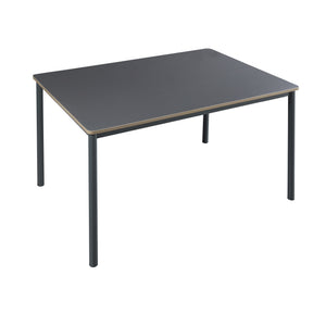 [en.casa] Eettafel Lindesberg grijs eikenkleurig en zwart - 4 varianten