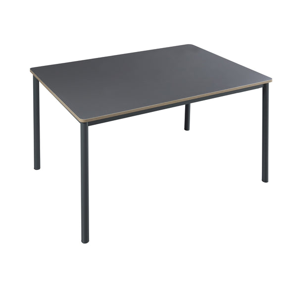 [en.casa] Eettafel Lindesberg grijs eikenkleurig en zwart - 4 varianten