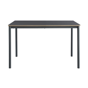 [en.casa] Eettafel Lindesberg grijs eikenkleurig en zwart - 4 varianten