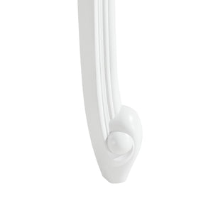 Eettafel Lüneburg landelijk MDF en kunststof wit - 2 maten