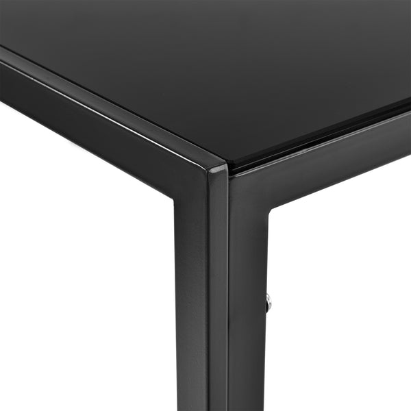 Eettafel Porvoo gehard glas 8 mm 105x60x75 cm - verschillende kleuren