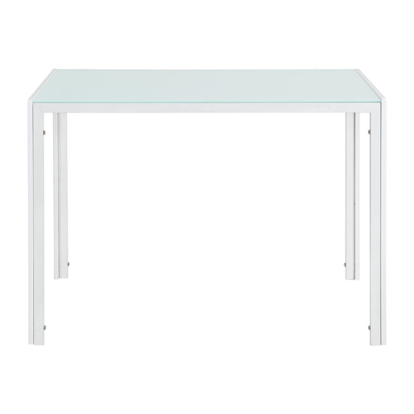 Eettafel Porvoo gehard glas 8 mm 105x60x75 cm - verschillende kleuren