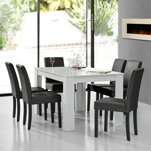 Eetkamerset eethoek 7-delig set tafel en stoelen - 24 varianten