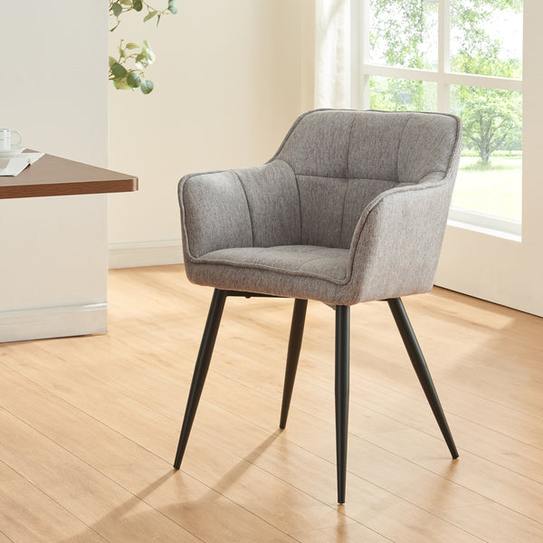 Eetkamerstoelen Birmingham fauteuils 81x57x53 cm [en.casa]