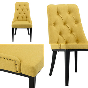Design eetkamerstoel Chesterfield 100x53x60 cm - 5 kleuren