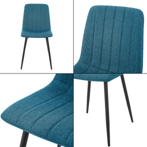 [en.casa] Eetkamerstoel Elsern 89x43x51 cm set van 2 - 8 varianten