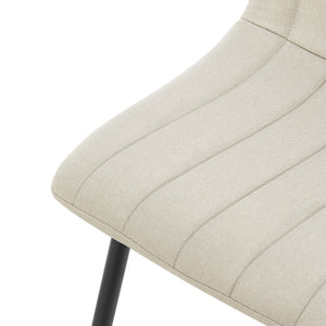 Eetkamerstoel set van 4 Elsern 89x43x52 cm [en.casa]