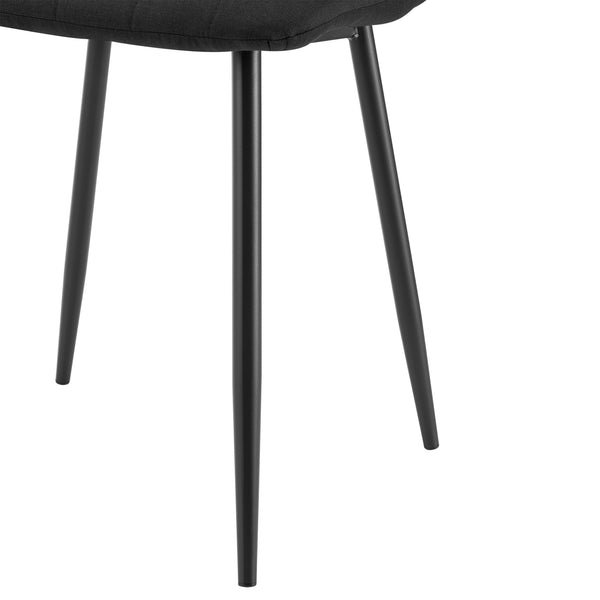 Eetkamerstoel set van 4 Elsern 89x43x52 cm [en.casa]