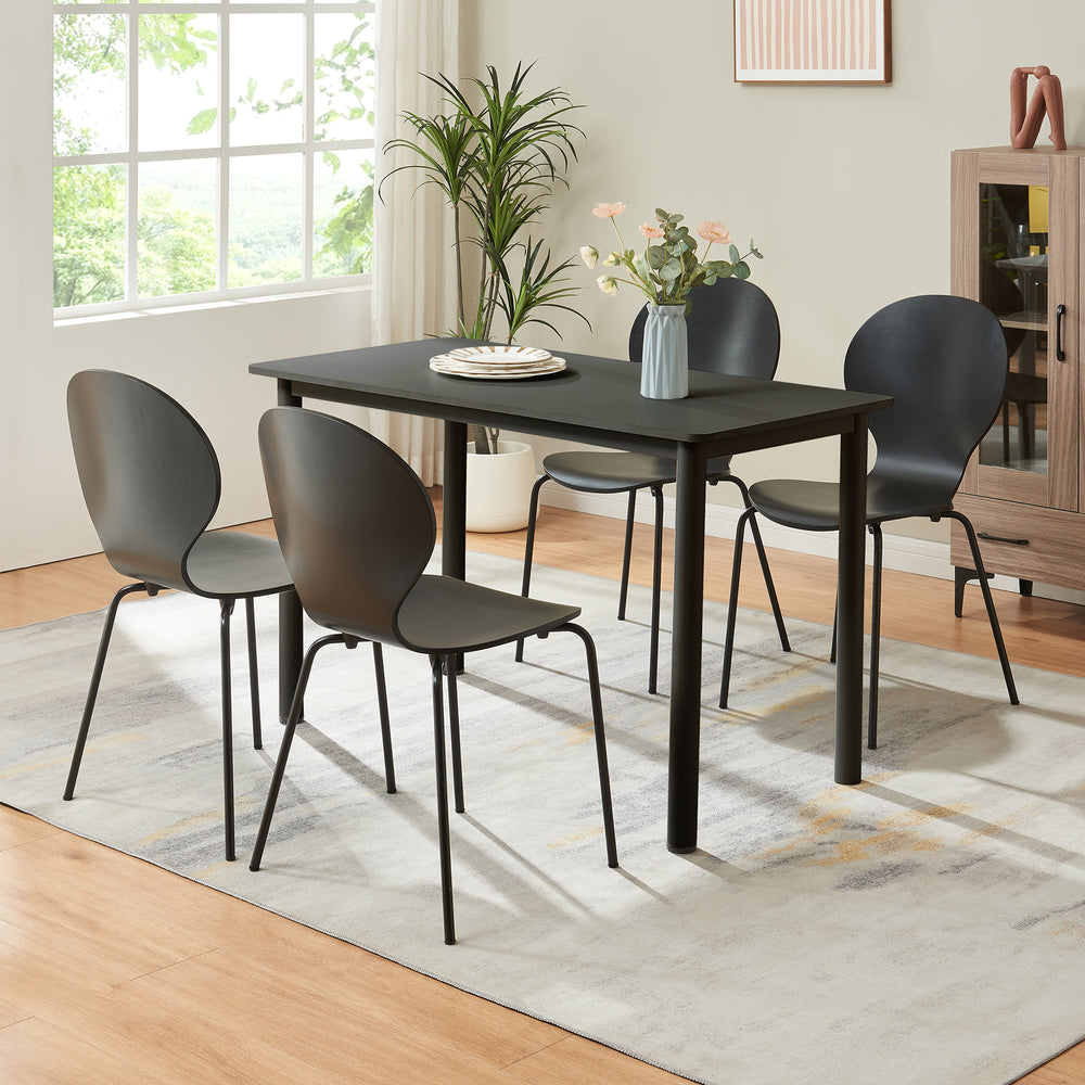 Eetkamerstoel Etne 85x48x50 cm set van 4 [en.casa]