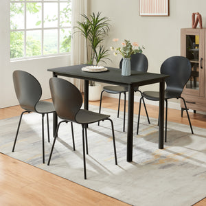 Eetkamerstoel Etne 85x48x50 cm set van 4 [en.casa]