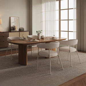 Eetkamerstoel Huk set 78x57x56 cm [en.casa]