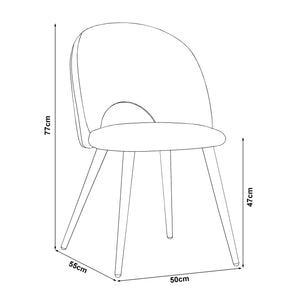 Eetkamerstoelen Karijo [en.casa]
