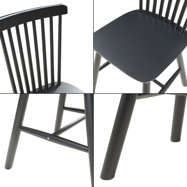 Eetkamerstoel Karmoy 2-delige set 89x46x52 cm [en.casa]