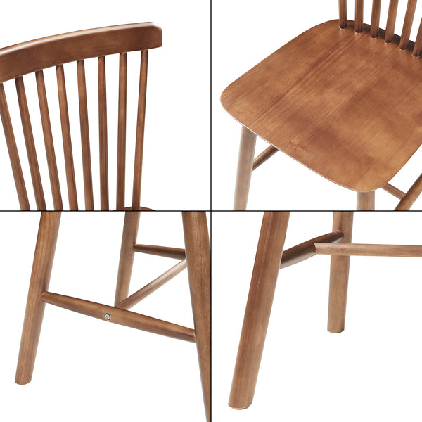 Eetkamerstoel Karmoy 2-delige set 89x46x52 cm [en.casa]