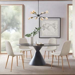 Eetkamerstoel set van 4 Köfering 89x44x54 cm [en.casa]
