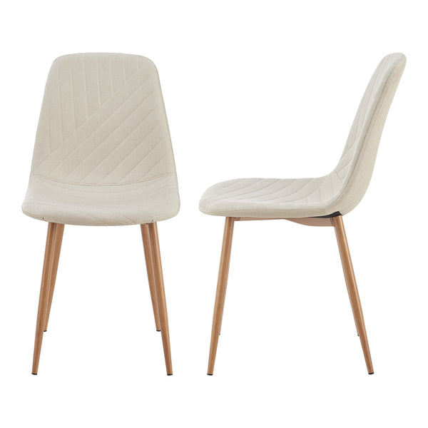 Eetkamerstoel set van 4 Köfering 89x44x54 cm [en.casa]