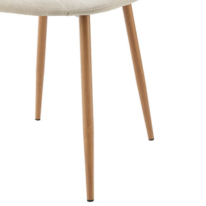 Eetkamerstoel set van 4 Köfering 89x44x54 cm [en.casa]