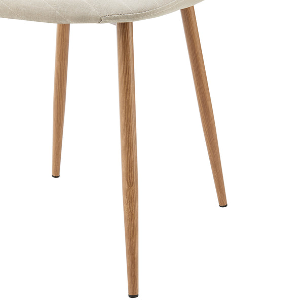 Eetkamerstoel set van 4 Köfering 89x44x54 cm [en.casa]