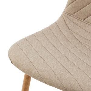 Eetkamerstoel set van 4 Köfering 89x44x54 cm [en.casa]