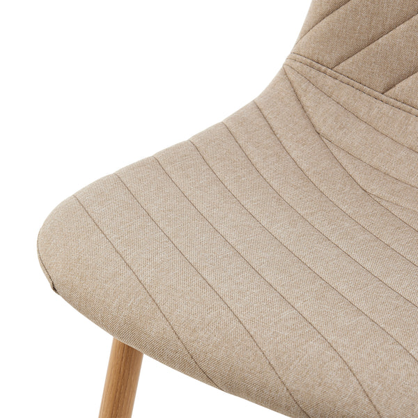 Eetkamerstoel set van 4 Köfering 89x44x54 cm [en.casa]