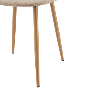 Eetkamerstoel set van 4 Köfering 89x44x54 cm [en.casa]