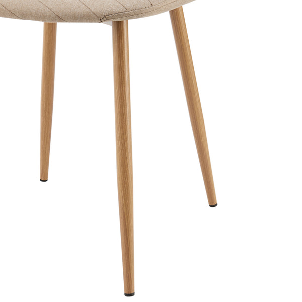 Eetkamerstoel set van 4 Köfering 89x44x54 cm [en.casa]