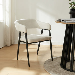 Eetkamerstoel Kohlmand set 77x59x55 cm [en.casa]