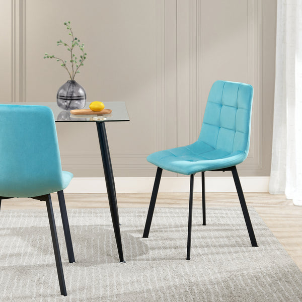 [en.casa] Eetkamerstoel Lexnitz 89x44x52 cm set van 2 - 3 varianten