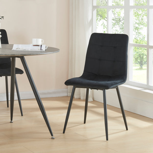 [en.casa] Eetkamerstoel set van 2 Lexnitz 89x44x45 cm - 4 varianten