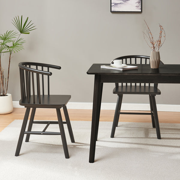 Eetkamerstoel Stami 79x53x47,5 cm set van 2 [en.casa]