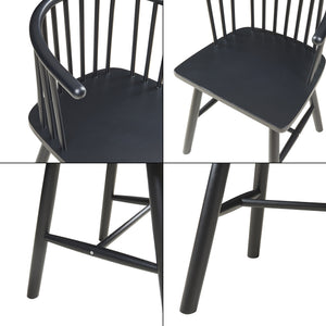 Eetkamerstoel Stami 79x53x47,5 cm set van 2 [en.casa]