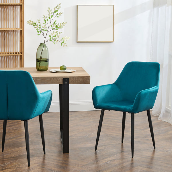 Eetkamerstoel Hollola set [en.casa]