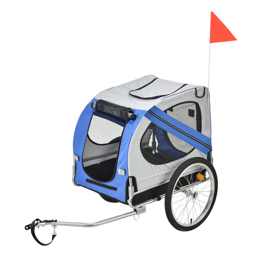 Fietskar Max. 26 kg Honden Transport Weerbestendig Geel/Blauw pro.tec - premiumXL