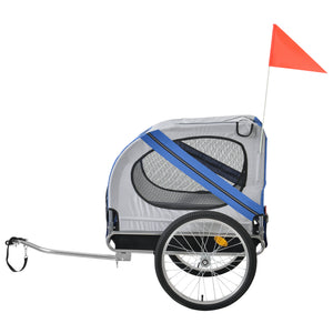 Fietskar fietsaanhanger hondenfietskar opvouwbaar 138x71x90 cm verschillende kleuren