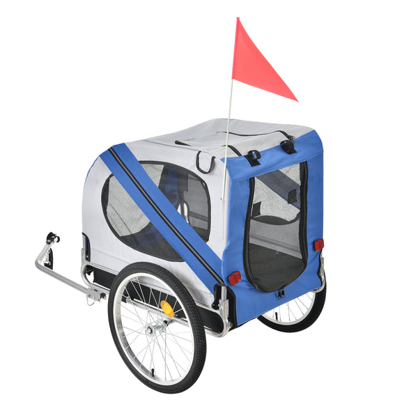 Fietskar fietsaanhanger hondenfietskar opvouwbaar 138x71x90 cm verschillende kleuren
