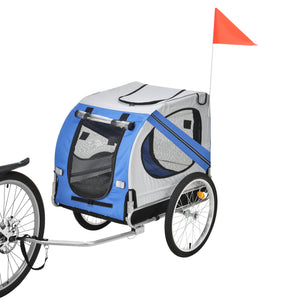 Fietskar fietsaanhanger hondenfietskar opvouwbaar 138x71x90 cm verschillende kleuren