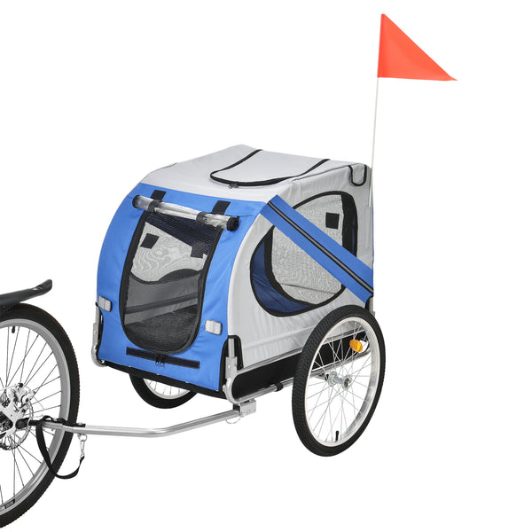 Fietskar fietsaanhanger hondenfietskar opvouwbaar 138x71x90 cm verschillende kleuren