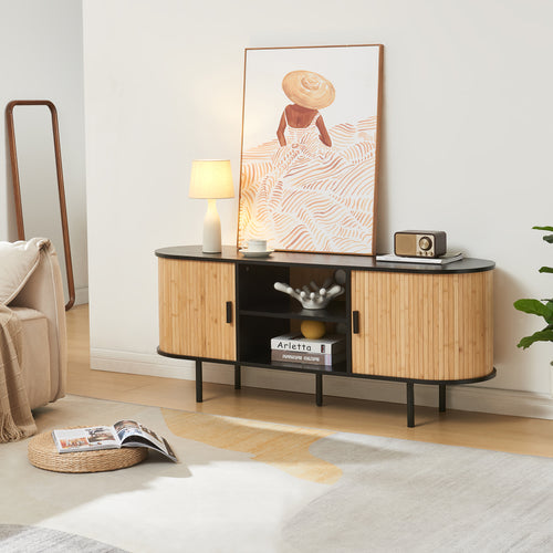 Tv meubel Tvedestrand 140x40x55 cm [en.casa]