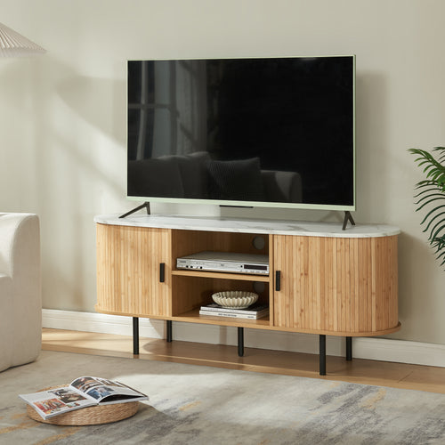 Tv meubel Tvedestrand 140x40x55 cm [en.casa]