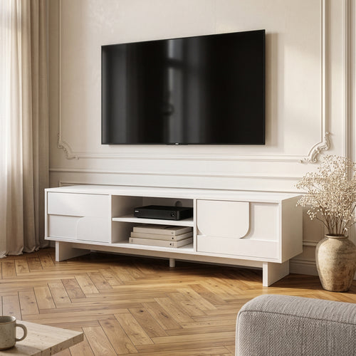 Tv-kast Katanshumn met 2 deuren 150x39x45 cm [en.casa]