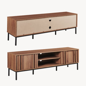 Tv-kast Kilmandar 160x40x49 cm walnootlook [en.casa]