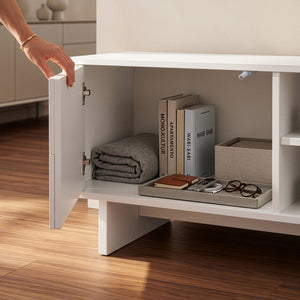 Tv-kast Katanshumn met 2 deuren 150x39x45 cm [en.casa]