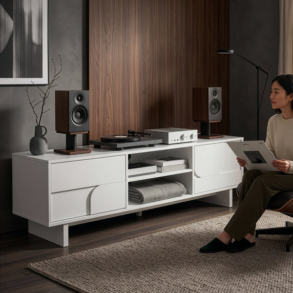 Tv-kast Katanshumn met 2 deuren 150x39x45 cm [en.casa]