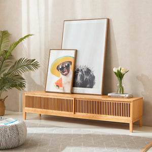 [en.casa] TV-meubel Videbæk bamboe - 3 varinten