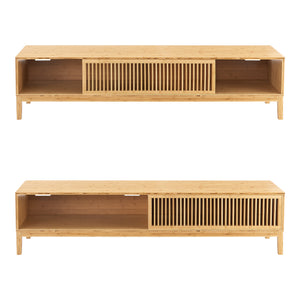 [en.casa] TV-meubel Videbæk bamboe - 3 varinten