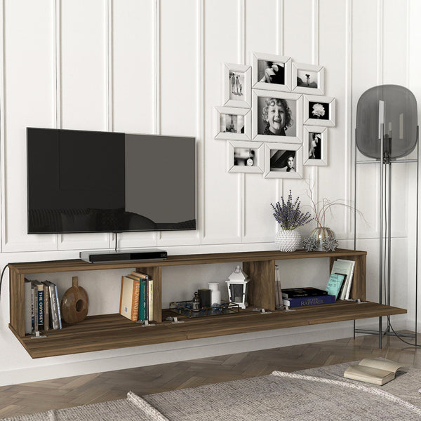[en.casa] Tv-meubel Vihti zwevend 180x31x29,5 cm